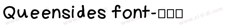 Queensides font字体转换